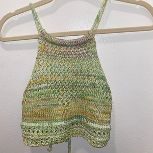 Zara halter knit top